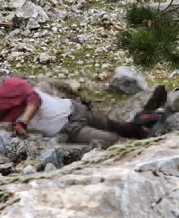 Define Ararken Uçurumda Ölü Bulundu