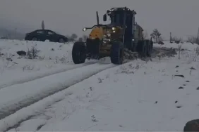 Elazığ'da Kar Yağışı 115 Köy Yolunu Kapadı