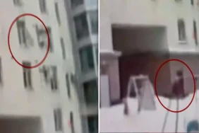 Rusya'da 10. kattan düşen bebek, açılan mont sayesinde kurtarıldı