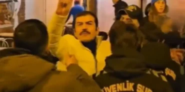 8 Mart yürüyüşünde olay çıkaran Ufuk Bayraktar'ın yeni görüntüleri ortaya çıktı