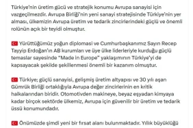Ticaret Bakanı Bolat: Türkiye, Avrupa Üretim Zincirinde Kritik Rol Oynayacak