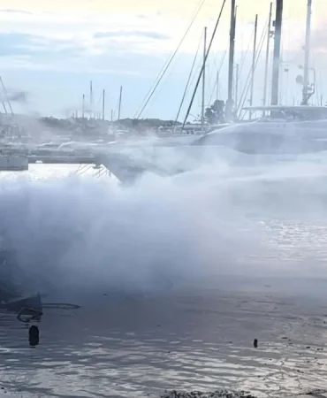 Bodrum Marina'da Yangın: 7 Motoryat Battı