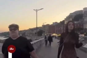 Kız arkadaşına tasma takıp gezdirdi