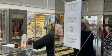 Bursa'da Kuyumcudan İlginç Slogan