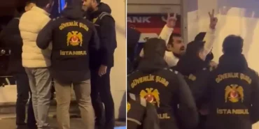 Oyuncu Ufuk Bayraktar'dan 8 Mart yürüyüşüne müdahale! Polis araya girdi