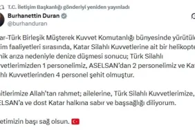 Siyasilerden helikopter kazası şehitleri için taziye mesajları