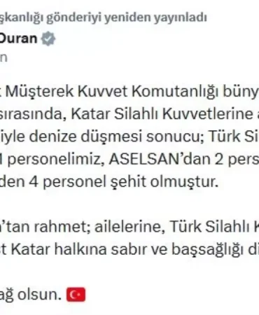 Siyasilerden helikopter kazası şehitleri için taziye mesajları