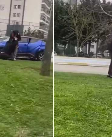 Trafikte bunu da gördük! İki kadının kavgasına olay tepki: Ejderha kadınlar sizi