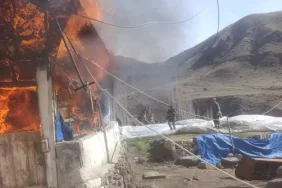 Sobadan Kıvılcım Yangını, 1 Ev Kül Oldu