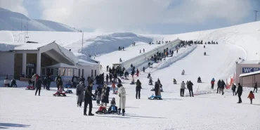 Yedikuyular Kayak Merkezi'nde Ziyaretçi Rekoru