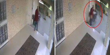 Apartman girişinde pes dedirten görüntü: Süpürge sapıyla kendini tatmin etti