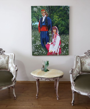 65 Yaşındaki İnci Erköy'ün Resim Tutkusu