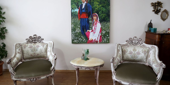 65 Yaşındaki İnci Erköy'ün Resim Tutkusu