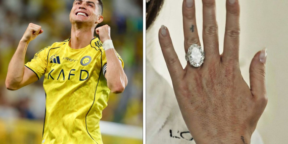 Cristiano Ronaldo'dan nişanlısına servet değerinde yüzük