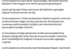 Cumhurbaşkanı Erdoğan, Macaristan'ın yeni başbakanı ile görüştü