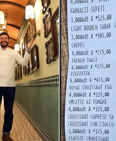 Danilo Zanna’nın restoran fiyatları tartışma yarattı! Menüdeki rakamlar ikiye böldü