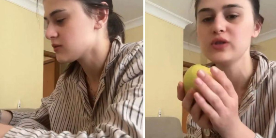 Genç kızın, esnafa gösterdiği tepki olay oldu: Ahlaktan, namustan...