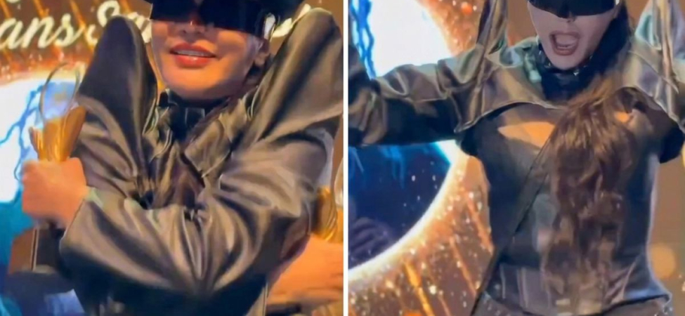 Hande Yener ödülü alır almaz kırdı