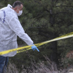 Annenin cesedi toprağa gömülü, oğlu da silahla vurulmuş halde bulundu