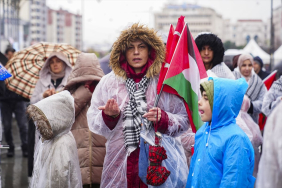 İstanbul'da İsrail Protestosu