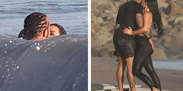 Kim Kardashian ve Lewis Hamilton, sörf yaparken aşk tazeledi