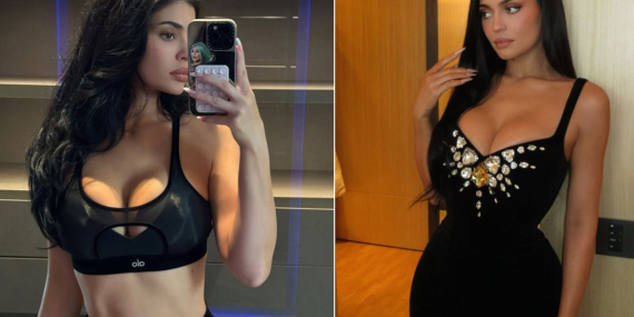 Kylie Jenner’dan olay pozlar! Havuz başında nefes kesti