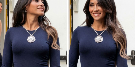 Messi'nin eşi Roccuzzo'nun taktığı kolyenin değeri dudak uçuklattı