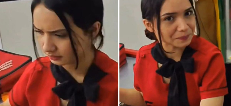 Müşterinin aldığını gören kasiyerin yüzü şekilde şekle girdi