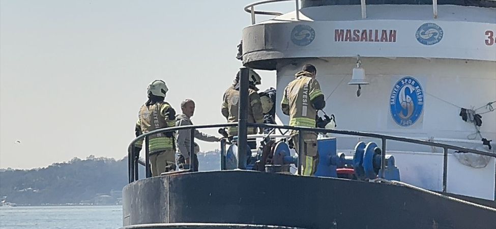 Sarıyer'de Balıkçı Teknesinde Yangın