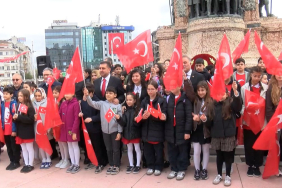 23 Nisan Taksim'de Kutlandı