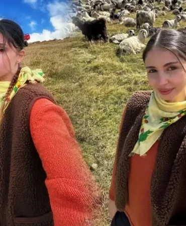 Zeynep Atılgan'ın derin yırtmaçlı pozundaki ayrıntı olay oldu