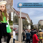 Kahramanmaraş'taki okul saldırısında ağır yaralanan Almina Ağaoğlu hayatını kaybetti